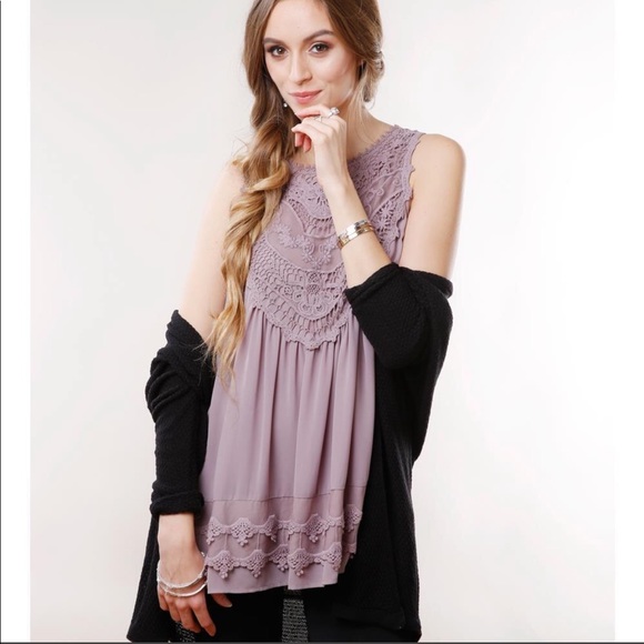 Purple tank top - Picture 1 of 2